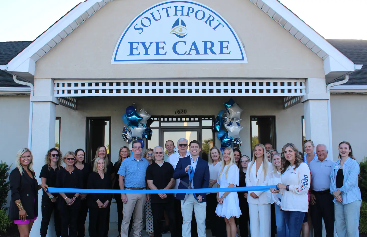WEBP southport eye care ribbon cutting 2026